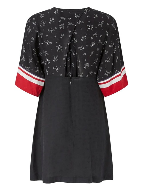 PINKO panelled mini dress - ZZ2 NERO/BIANCO - zdjęcie produktu nr 1