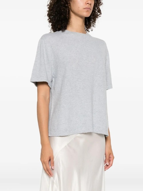 The Row raw-edge cotton top - Grey - zdjęcie produktu nr 2