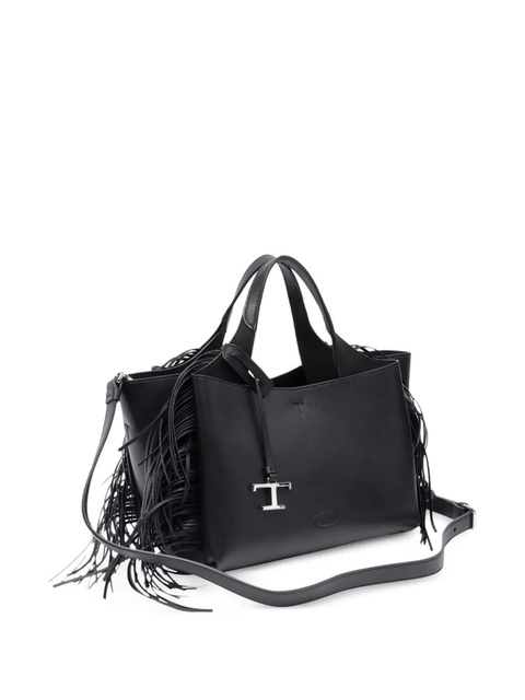 Tod's fringed tote bag - Black - zdjęcie produktu nr 1