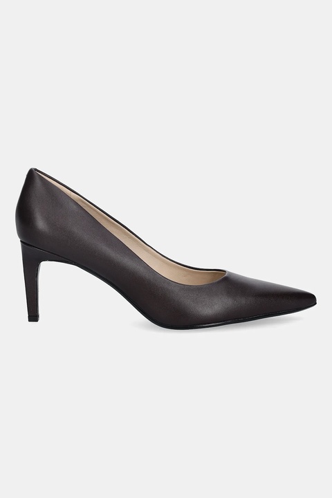 Calvin Klein szpilki skórzane ESS STILETTO 70 kolor bordowy HW0HW02607 - zdjęcie produktu nr 2