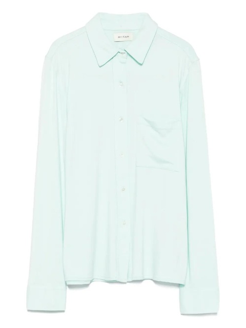 BY FAR pocket long-sleeve shirt - Green - zdjęcie produktu nr 1