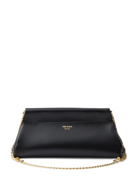 Prada medium Enchaîné chain-strap leather shoulder bag - Black - zdjęcie produktu nr 1