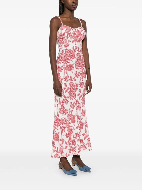 SANDRO floral-print maxi dress - White - zdjęcie produktu nr 2