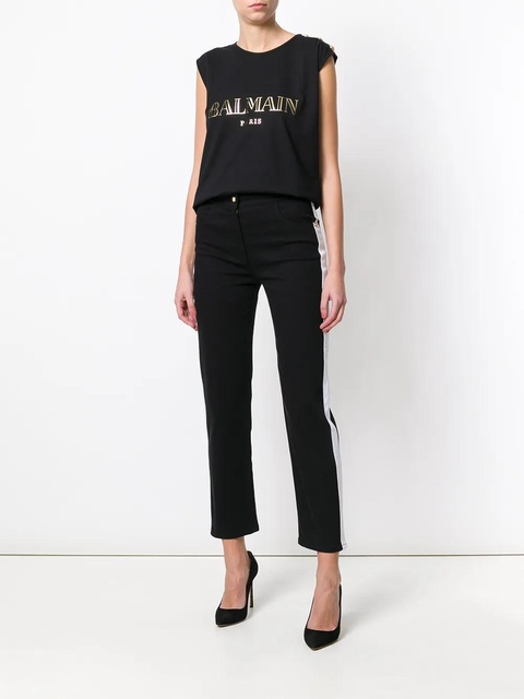 Balmain logo tank top - Black - zdjęcie produktu nr 2