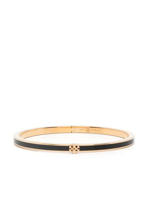 Tory Burch Kira logo-plaque bracelet - Black - zdjęcie produktu nr 1