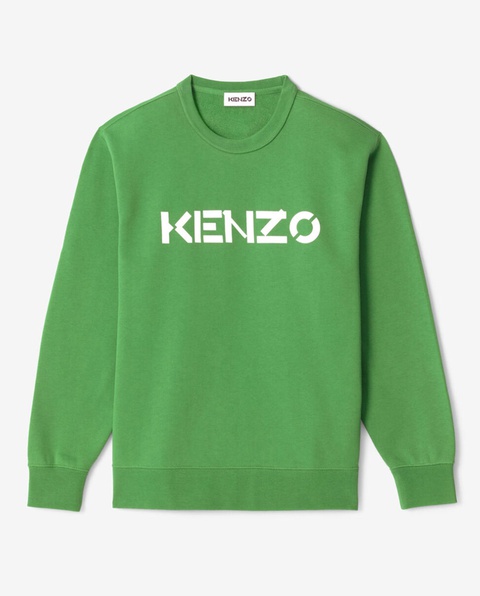 KENZO - Zielona bluza z logo - zdjęcie produktu nr 1