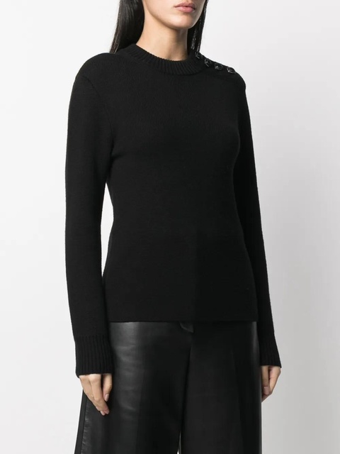 Rabanne crew-neck knit jumper - Black - zdjęcie produktu nr 2
