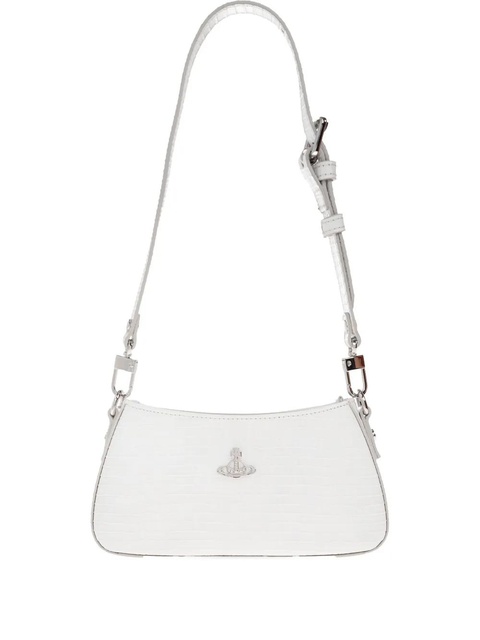 Vivienne Westwood Tasha crocodile-effect shoulder bag - White - zdjęcie produktu nr 1