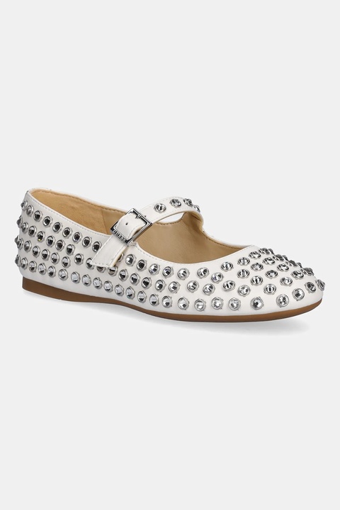 Guess baleriny KALIDAL kolor biały FLTKDL ELE02 - zdjęcie produktu nr 2