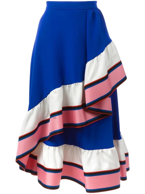 PUCCI ruffled detail A-line skirt - Blue - zdjęcie produktu nr 1
