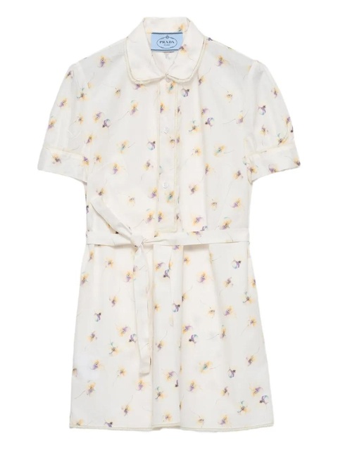 Prada floral print dress - Yellow - zdjęcie produktu nr 1