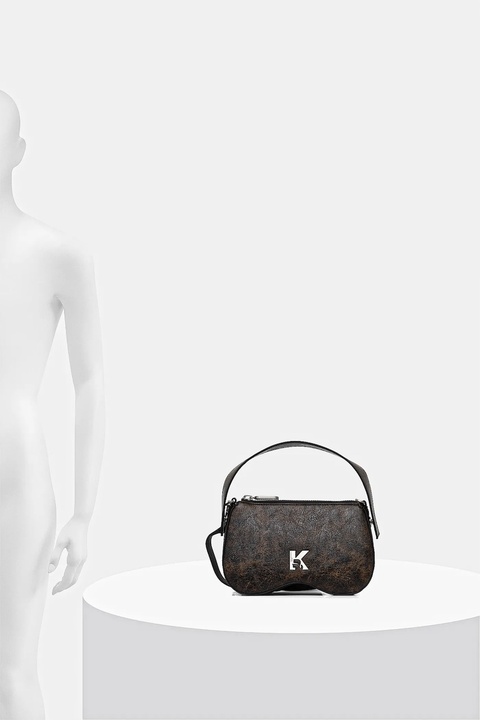 Karl Lagerfeld Jeans torebka kolor brązowy A4W30282 - zdjęcie produktu nr 2