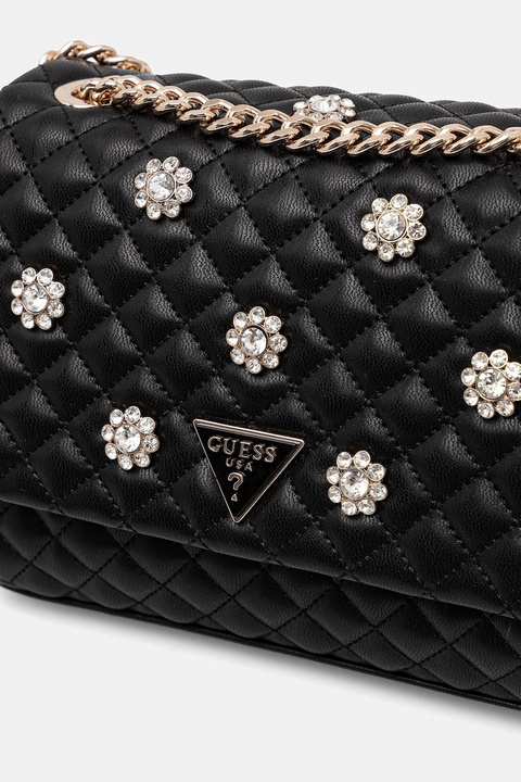Guess torebka EVERLEE kolor czarny HWEG86 79210 - zdjęcie produktu nr 2