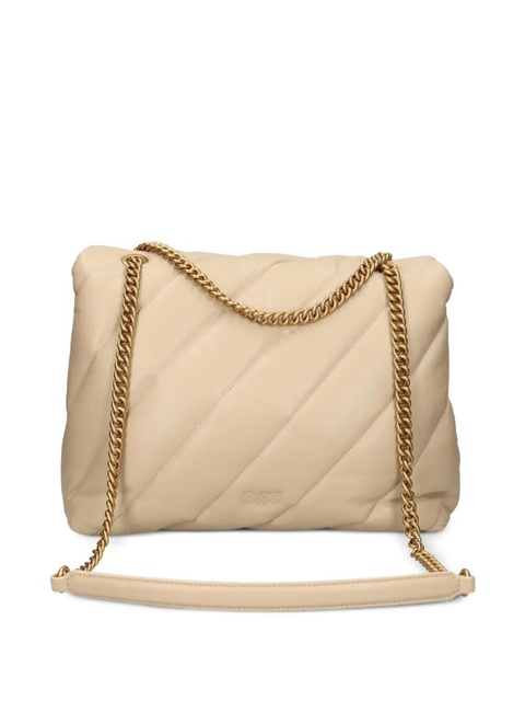 PINKO medium Love puff chain-strap shoulder bag - Neutrals - zdjęcie produktu nr 2