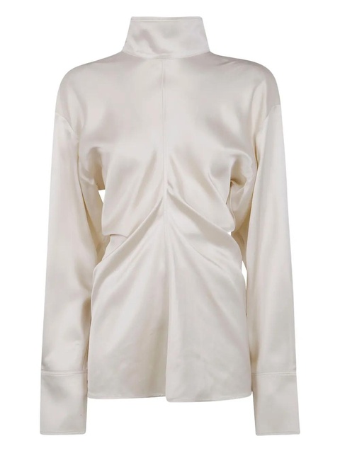 TOTEME gathered blouse - White - zdjęcie produktu nr 1