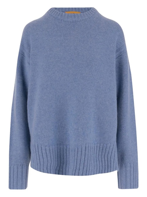 Guest In Residence crew-neck cashmere sweater - Blue - zdjęcie produktu nr 1