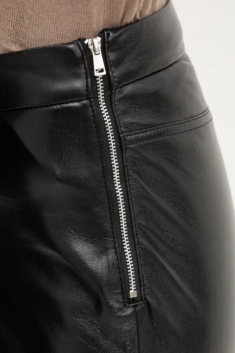 BOSS Orange spodnie damskie kolor czarny dopasowane high waist 50551469 - zdjęcie produktu nr 2