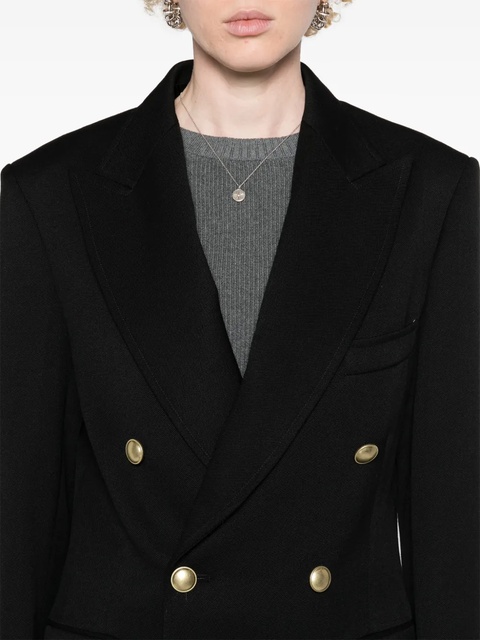 Victoria Beckham peak-lapels double-breasted blazer - Black - zdjęcie produktu nr 2
