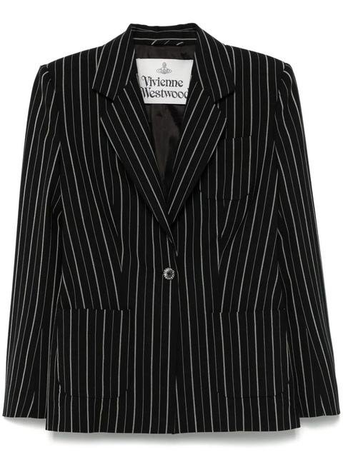 Vivienne Westwood striped blazer - Black - zdjęcie produktu nr 2