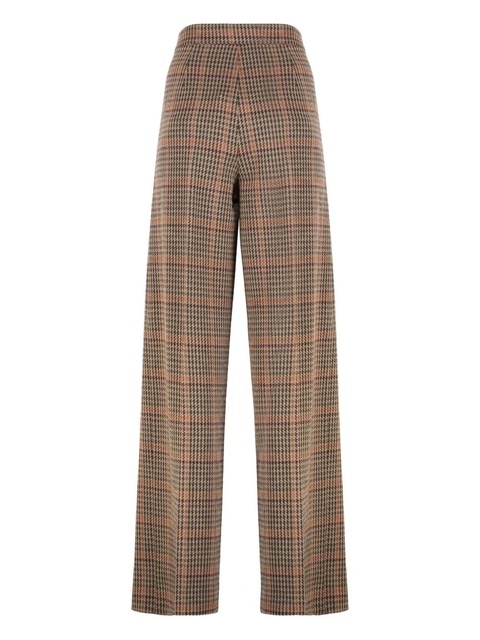 Max Mara Seggio pleated Prince-of-Wales trousers - Neutrals - zdjęcie produktu nr 1