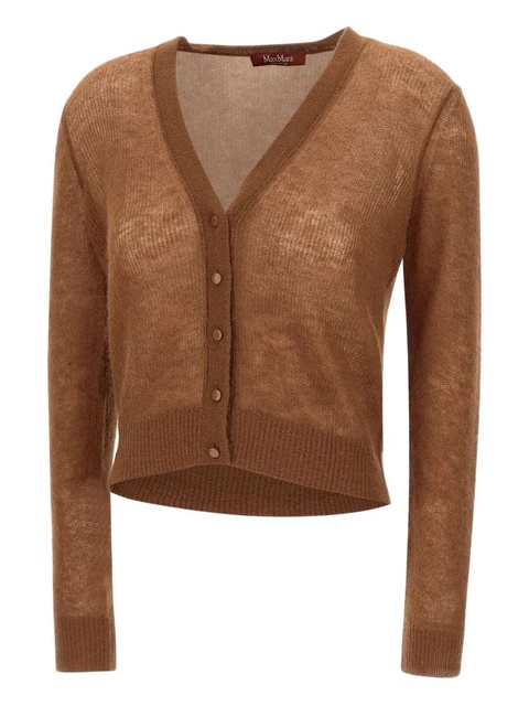 Max Mara v-neck button cardigan - Brown - zdjęcie produktu nr 1
