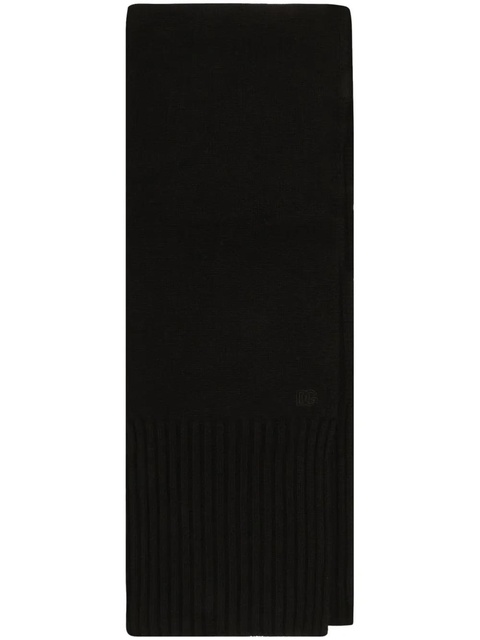 Dolce & Gabbana DNA rectangle cashmere scarf - Black - zdjęcie produktu nr 1