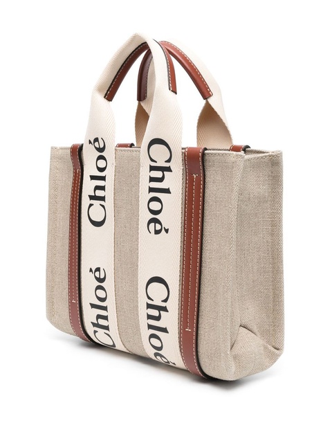 Chloé logo-print tote bag - Neutrals - zdjęcie produktu nr 2
