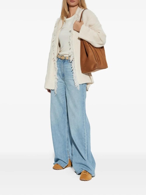 Zadig&Voltaire fringed belted cardigan - Neutrals - zdjęcie produktu nr 2