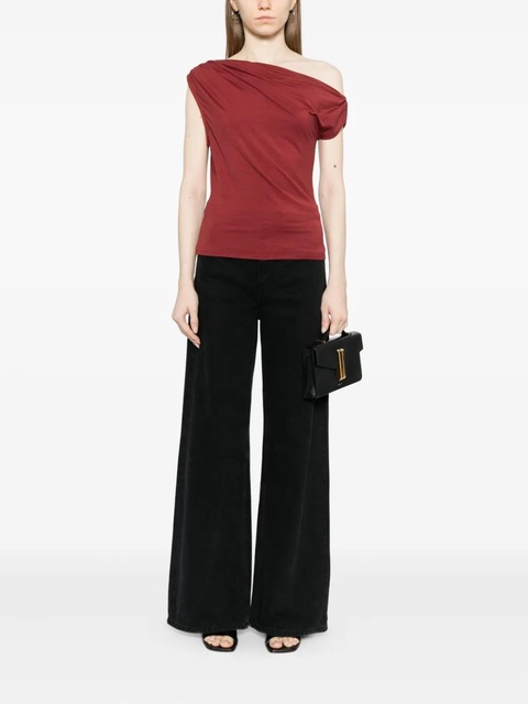 Reformation Belle knit top - Red - zdjęcie produktu nr 2