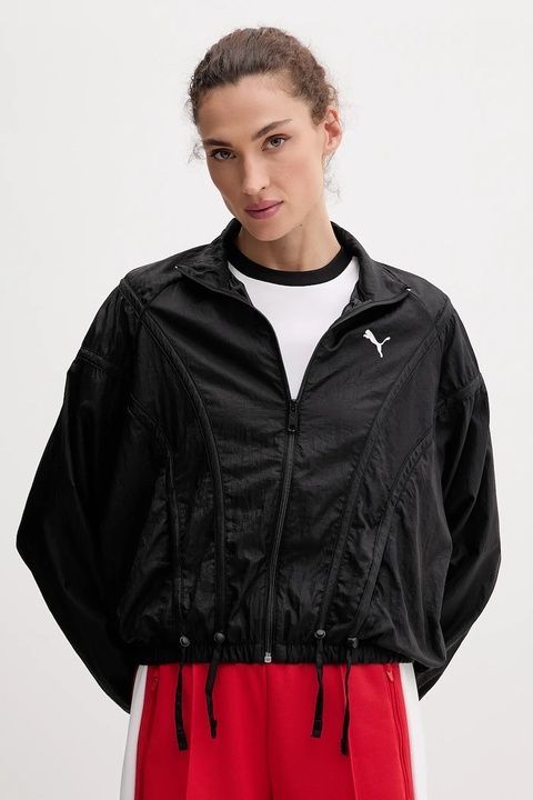 Puma kurtka kolor czarny przejściowa oversize 632148 - zdjęcie produktu nr 1