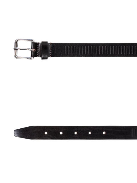 LEMAIRE leather-grooved belt - Black - zdjęcie produktu nr 2