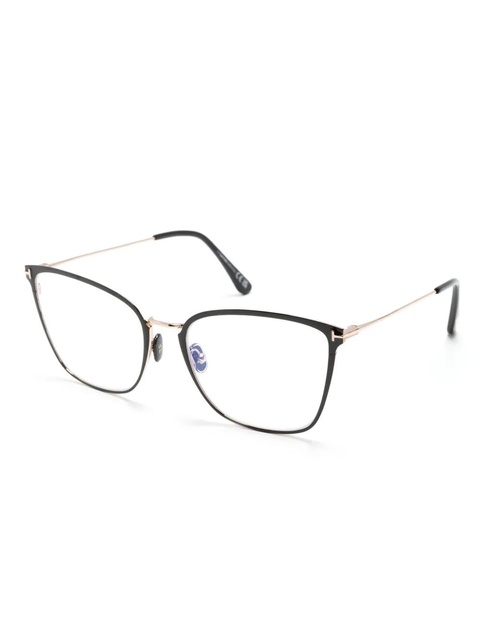 TOM FORD Eyewear metal cat eye-frame glasses - Black - zdjęcie produktu nr 2