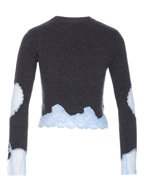 Self-Portrait SELF PORTRAIT Sweaters Grey - zdjęcie produktu nr 2