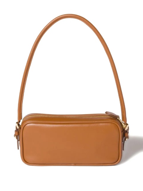 Miu Miu leather logo-plaque mini bag - Brown - zdjęcie produktu nr 2