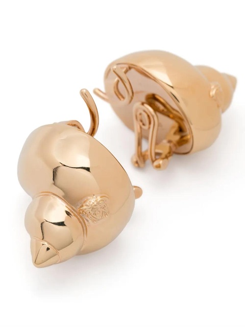 Versace seashell clip-on earrings - Gold - zdjęcie produktu nr 2