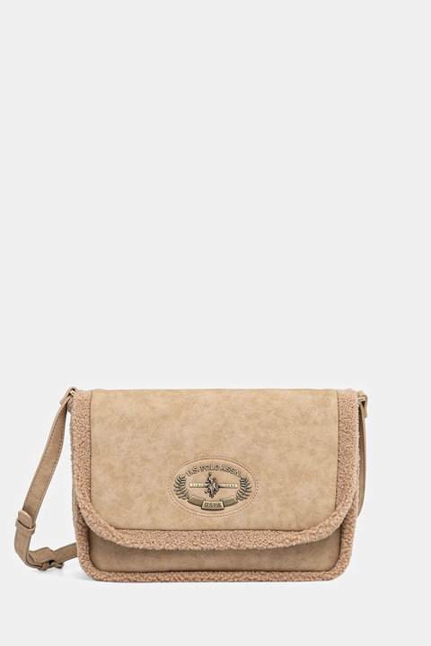 U.S. Polo Assn. torebka Holly kolor beżowy BIUKO8873WPJ - zdjęcie produktu nr 1