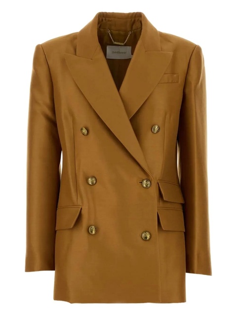 ZIMMERMANN Hypnotic double-breasted blazer - Brown - zdjęcie produktu nr 1
