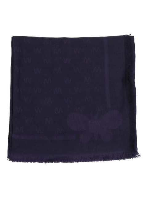 Weekend Max Mara DIRE butterfly-motif scarf - Blue - zdjęcie produktu nr 1
