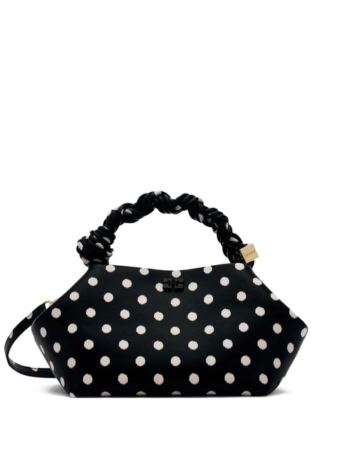 GANNI polka dot-print tote bag - Black - zdjęcie produktu nr 1