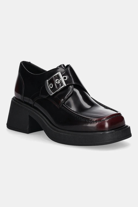 Vagabond Shoemakers czółenka skórzane DORAH kolor bordowy na słupku 6042-004-54 - zdjęcie produktu nr 1