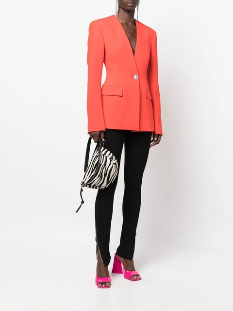 The Attico Thelma single-breasted blazer - Red - zdjęcie produktu nr 1