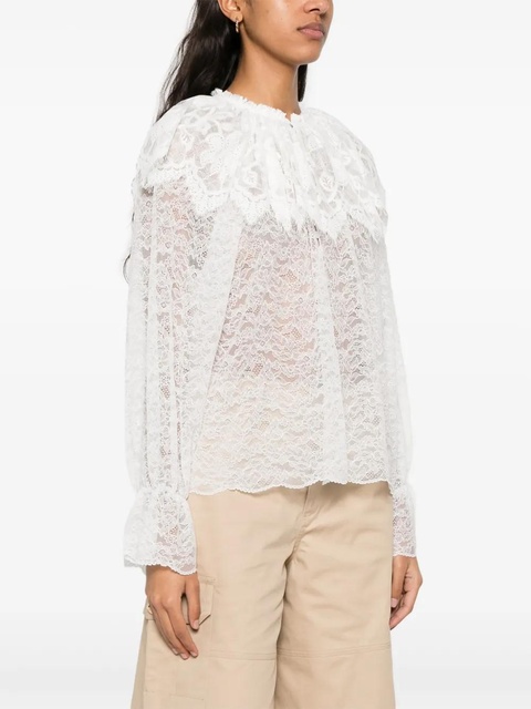 Maje floral-lace blouse - White - zdjęcie produktu nr 2