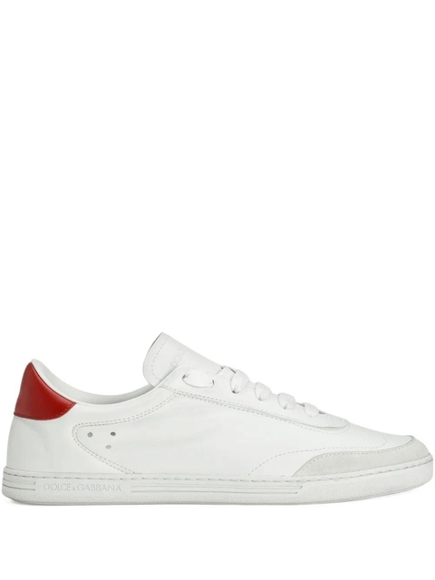 Dolce & Gabbana Saint Tropez leather-panel sneakers - White - zdjęcie produktu nr 1