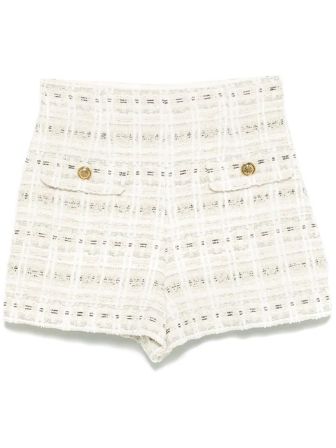 SANDRO tweed shorts - Neutrals - zdjęcie produktu nr 1