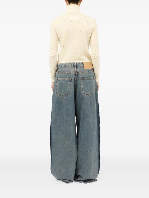 MM6 Maison Margiela wide-leg jeans - Blue - zdjęcie produktu nr 2