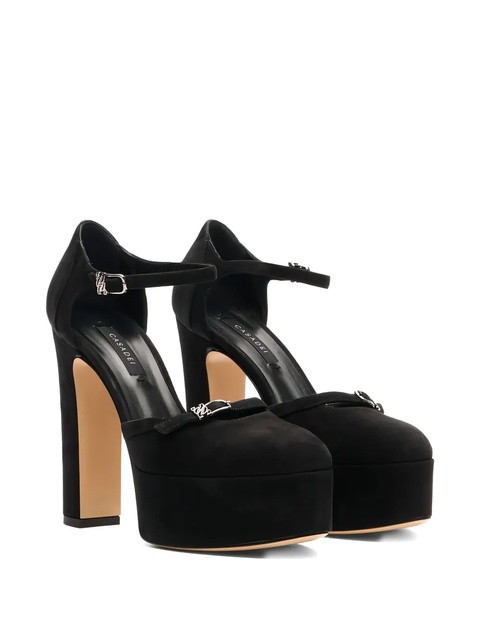 Casadei 130mm Patty platform pumps - Black - zdjęcie produktu nr 1