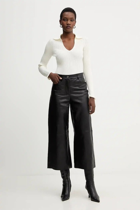 Marella sweter damski kolor beżowy lekki 2523366082200 - zdjęcie produktu nr 1