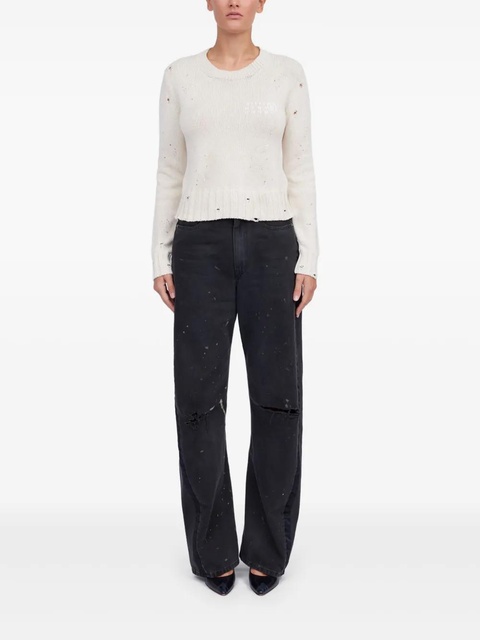 MM6 Maison Margiela crew-neck sweater - Neutrals - zdjęcie produktu nr 2