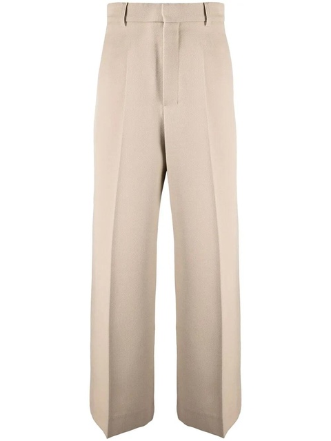 AMI Paris high-waisted palazzo pants - Neutrals - zdjęcie produktu nr 1