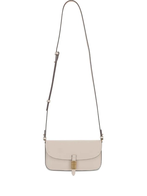 PINKO flap-closure leather shoulder bag - White - zdjęcie produktu nr 1